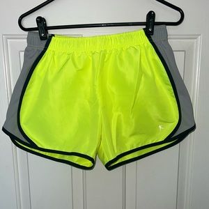 💥💛BRIGHT YELLOW REFLECTIVE RUNNING SHORTS💛💥 Size: Medium 8/10